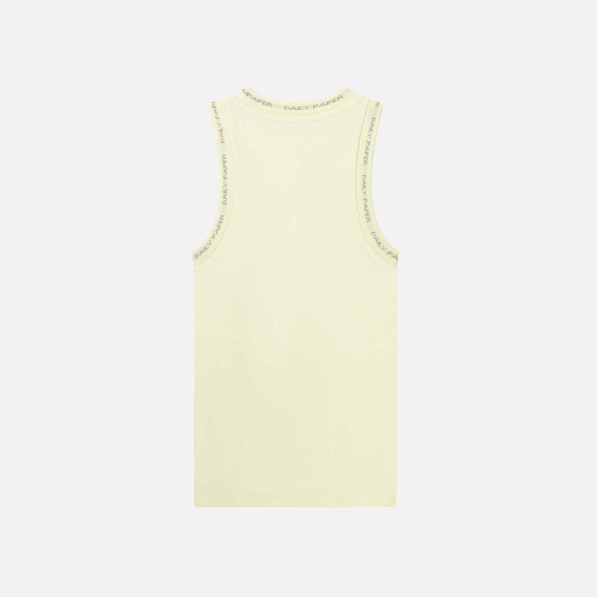 Daily Paper Erib Tank Top - Icing Yellow Female Product Image