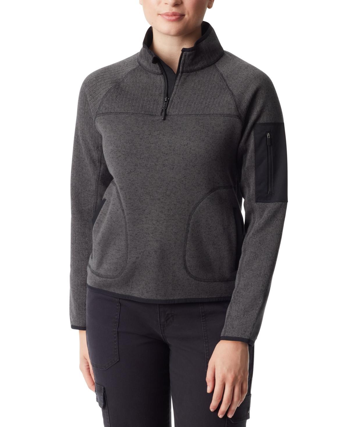 Bass Outdoor Womens Mixed-Media Pullover Sweater Product Image