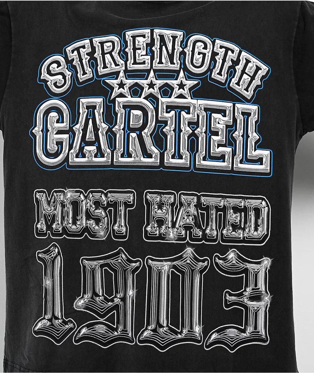 Strength Cartel Most Hated Black T-Shirt Product Image