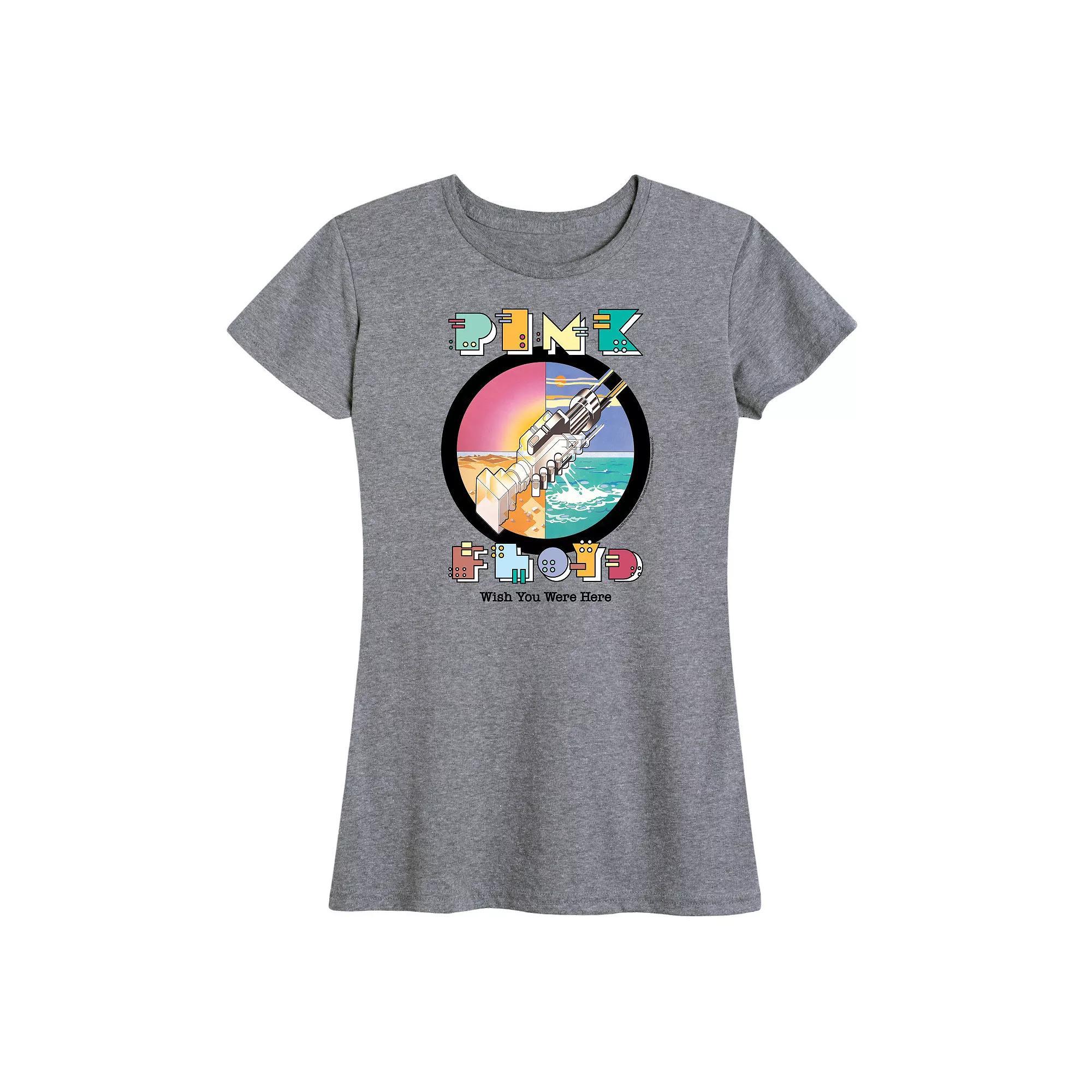Womens Pink Floyd Robot Handshake Graphic Tee, Girls Product Image