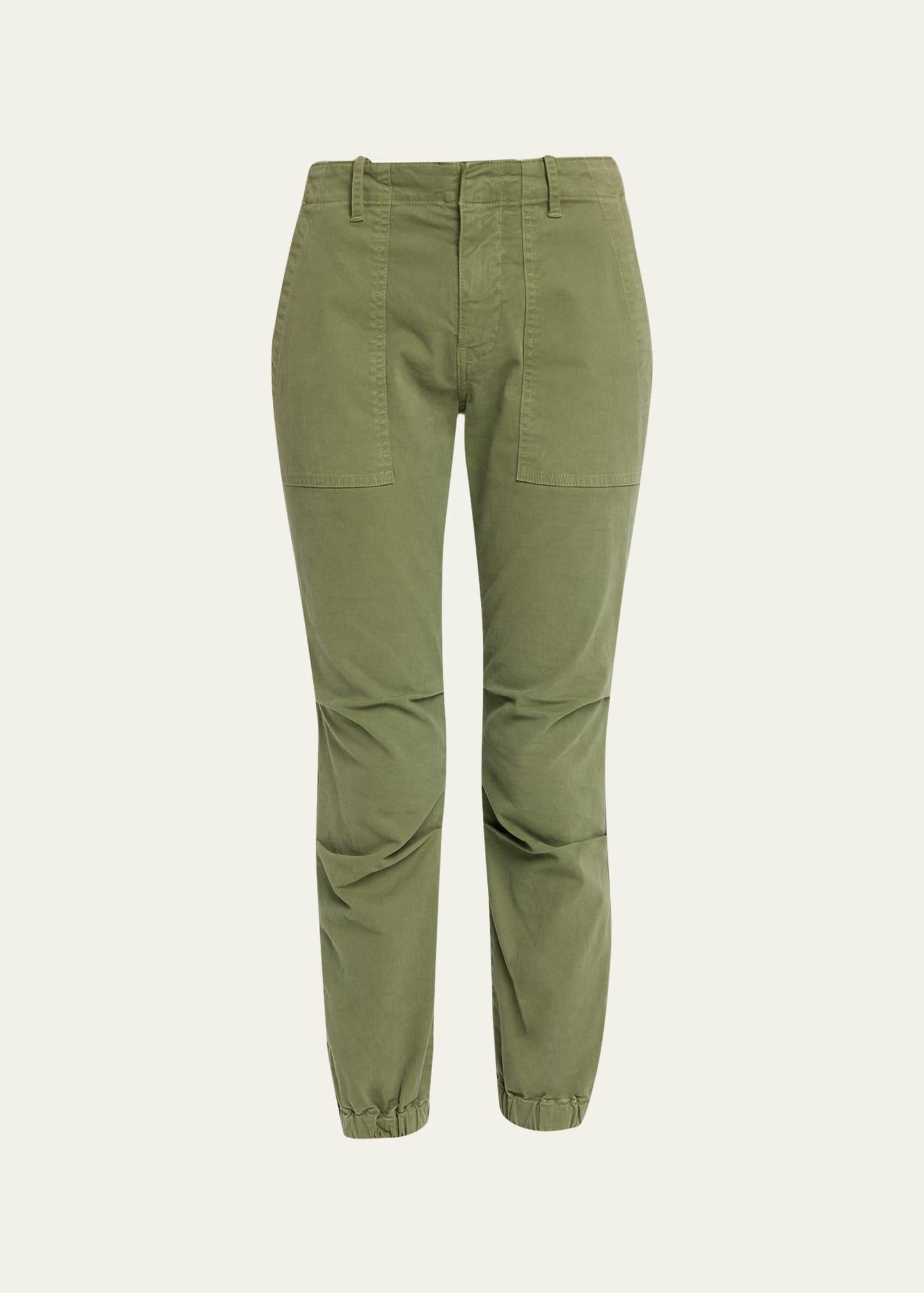 Womens Cropped Military Pants Product Image