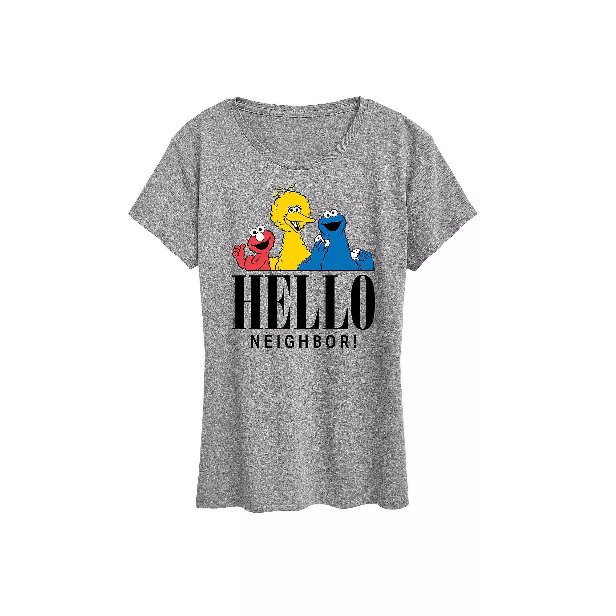 Womens Sesame Street Howdy Graphic Tee, Girls Product Image