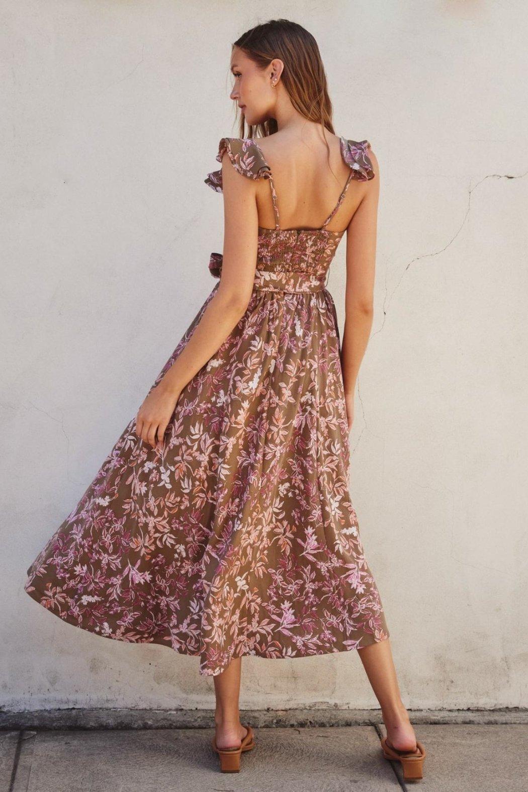 Corset Flutter Dress Product Image