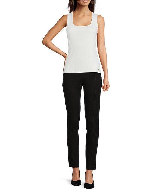 Calvin Klein Matte Jersey Scoop Neck Tank Product Image