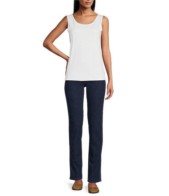 Ruby Rd. Knit Scoop Neck Sleeveless Tank Product Image
