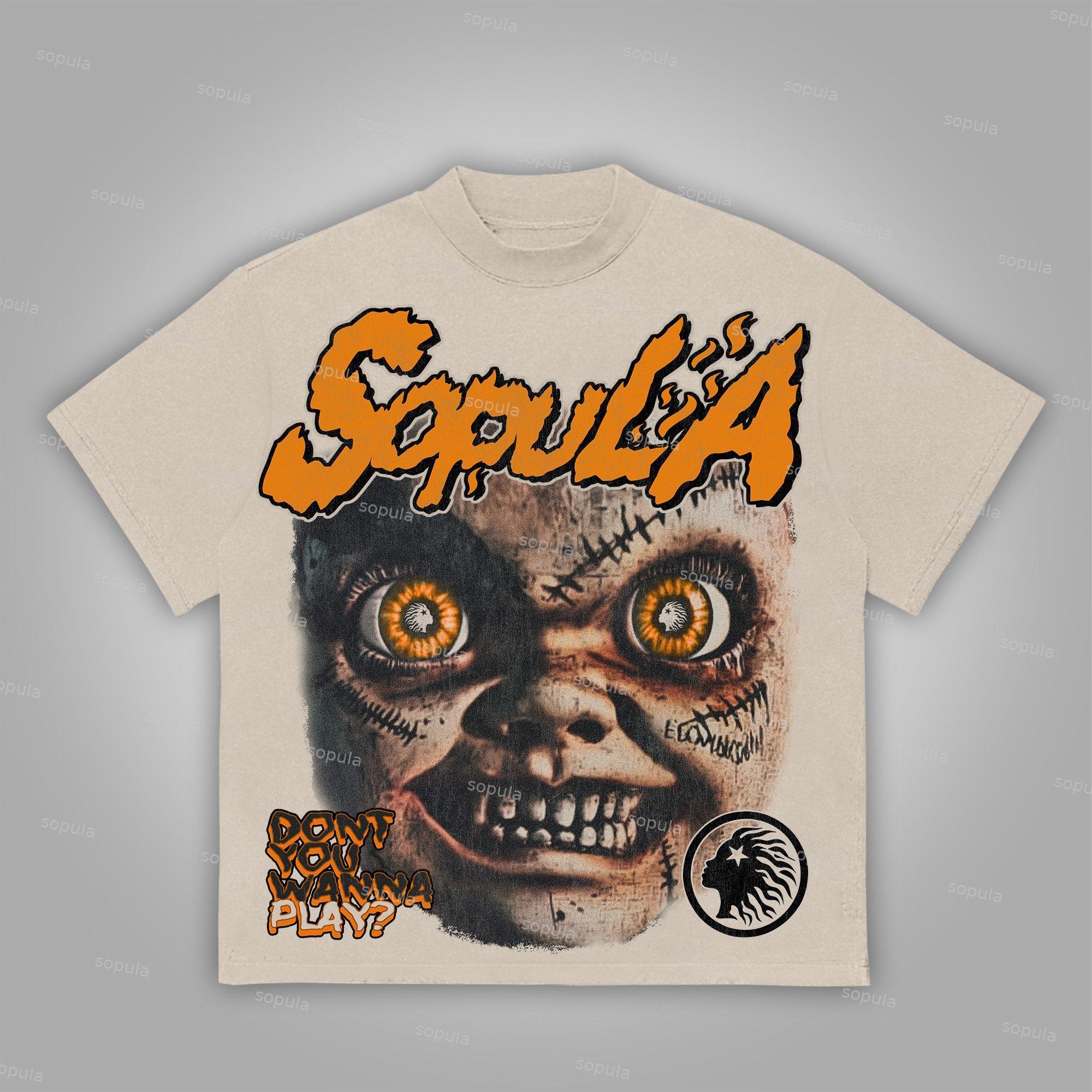 Sopula Studio Don‘t You Wanna Play Cotton T-Shirt Product Image