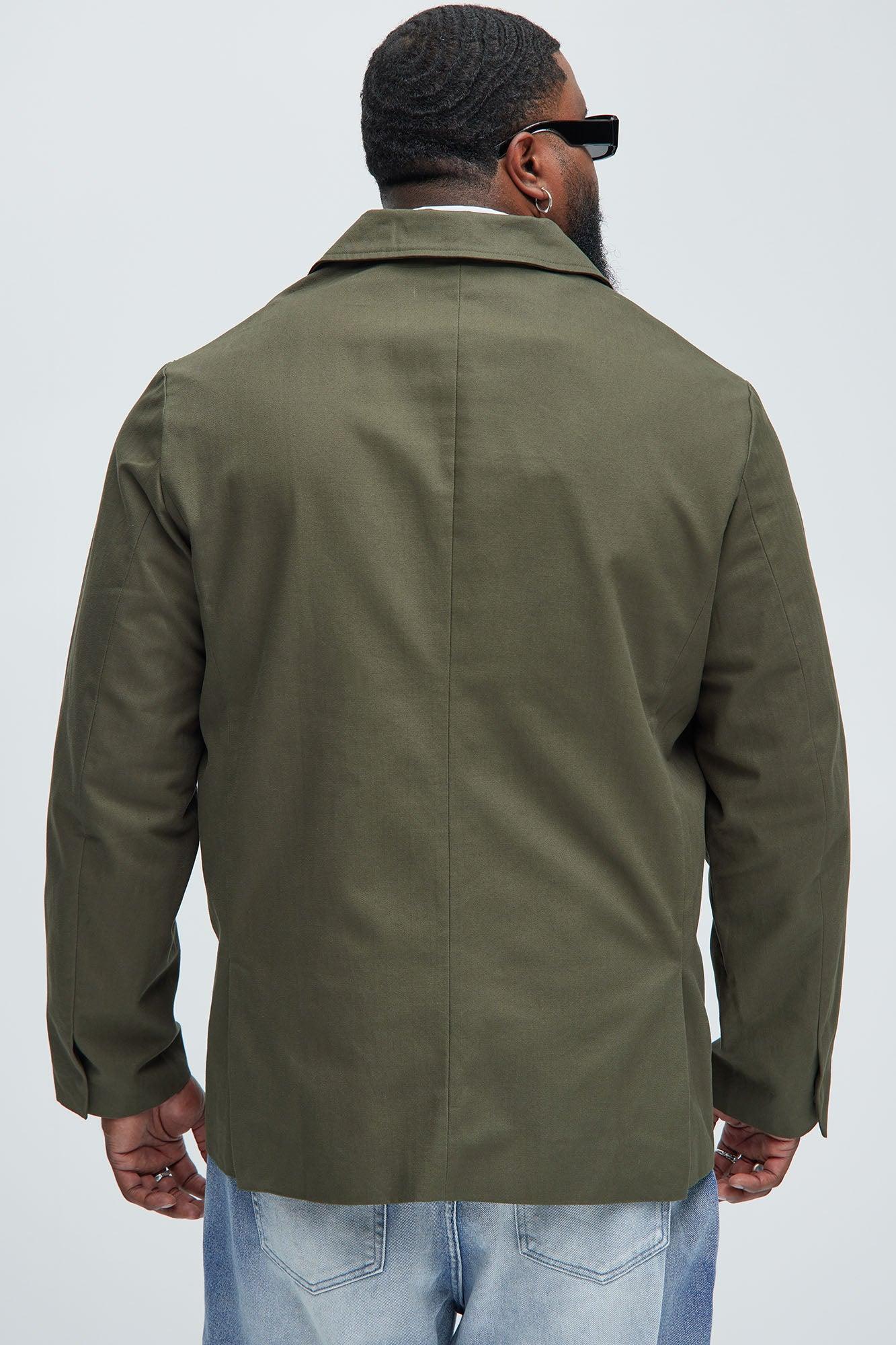 Berry Casual Jacket - Olive Product Image