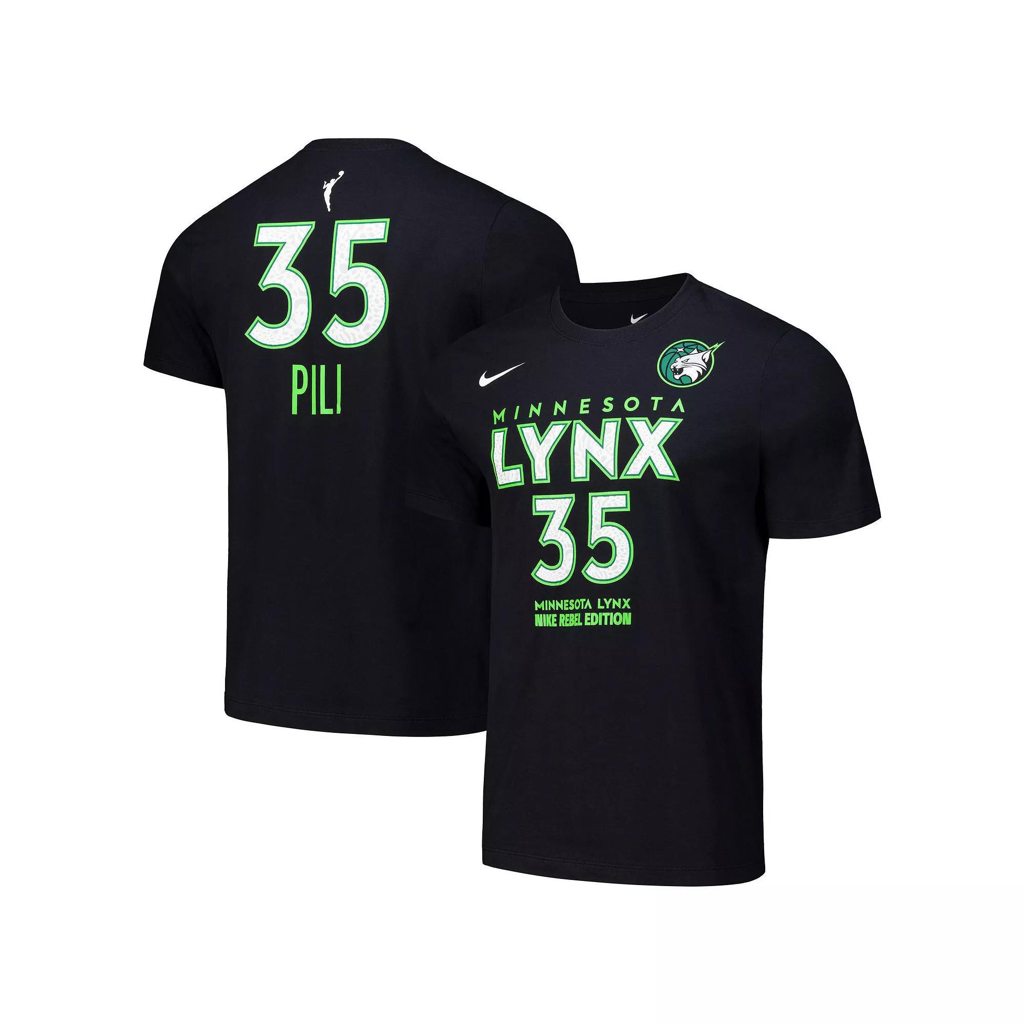 Unisex Nike Alissa Pili Black Minnesota Lynx 2024 WNBA Draft Name & Number T-Shirt, Adult Unisex, Size: XL, Wnb Black Product Image