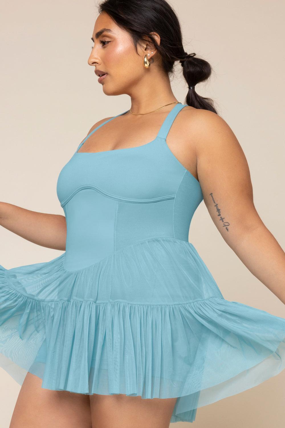 Corset Pirouette Dress - Oasis Product Image