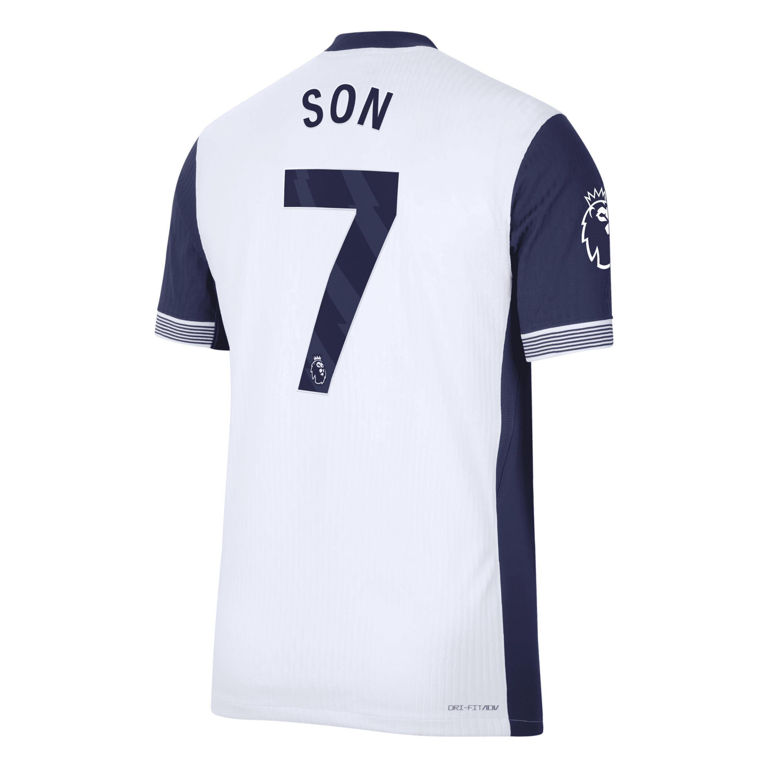 Men's Nike Son Heung-Min White Tottenham Hotspur 2024/25 Home Authentic Player Jersey, Size: Medium, Tot White Product Image