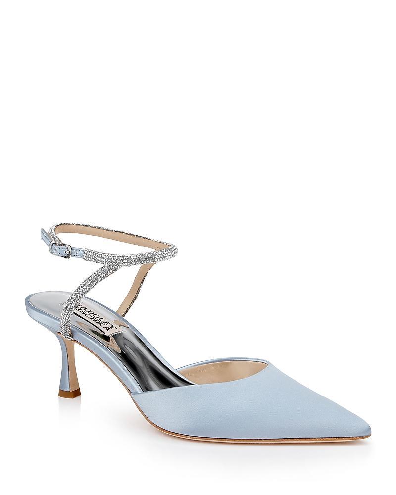 Badgley Mischka Womens Kamilah Pointed Ankle Strap High Heel Sandals Product Image