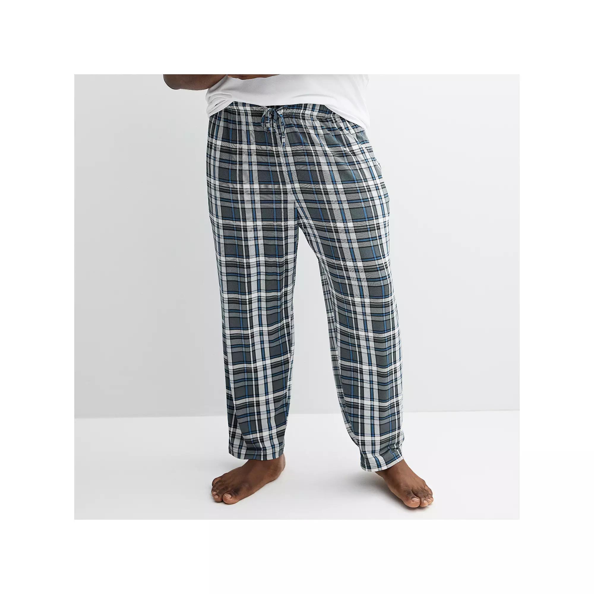 Big & Tall Sonoma Goods For Life® Supersoft Pajama Pants, Men's, Size: Large Tall, Blue Space Dye Product Image