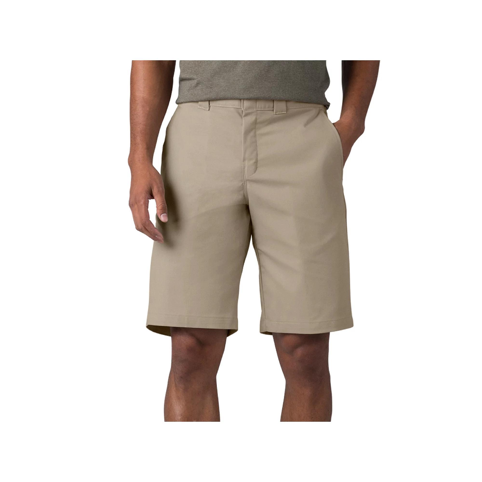 Mens Dickies Slim-Fit Flat-Front Work Shorts Desert Brown Product Image
