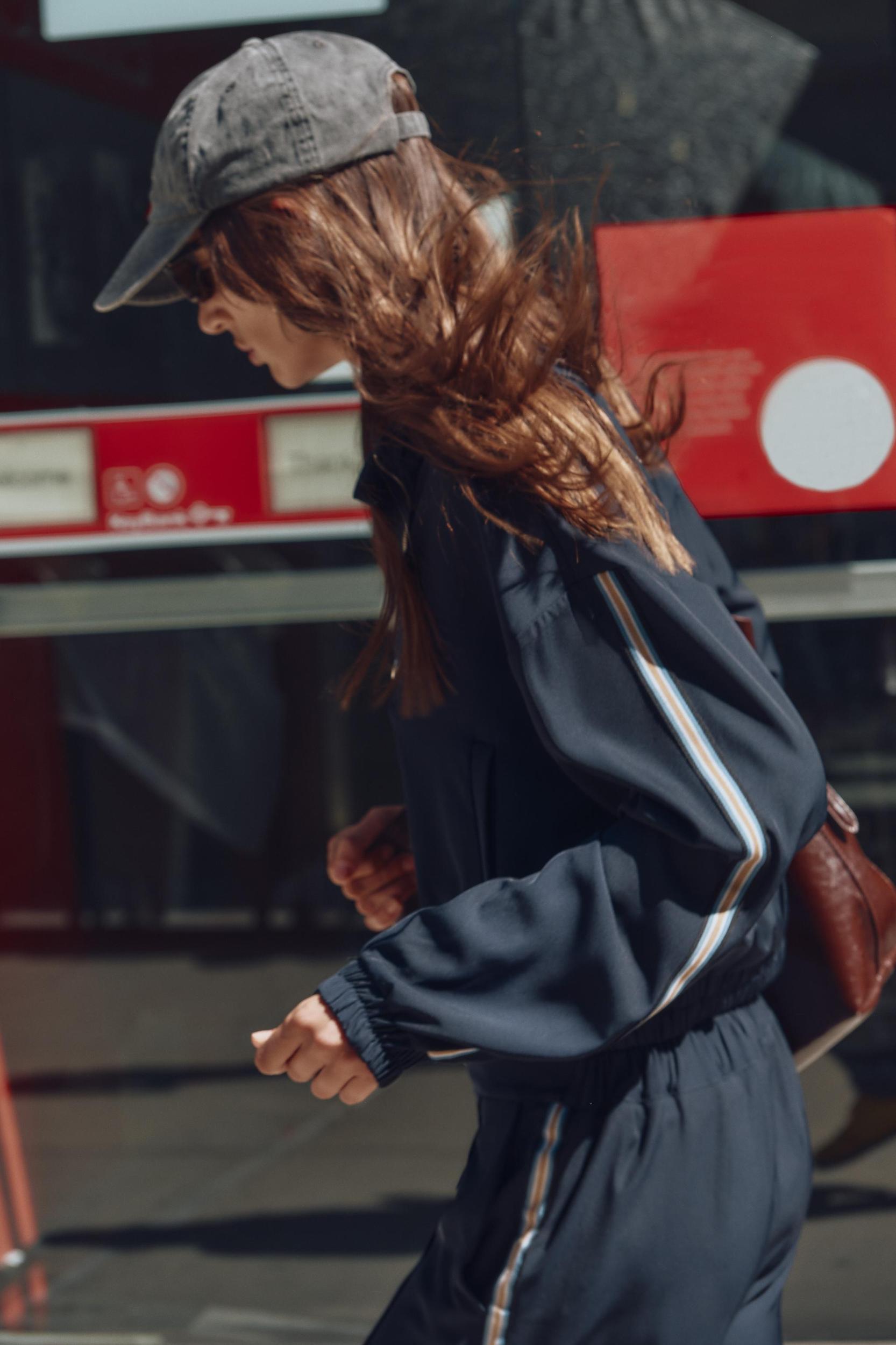 JACKET WITH SIDE STRIPES Product Image