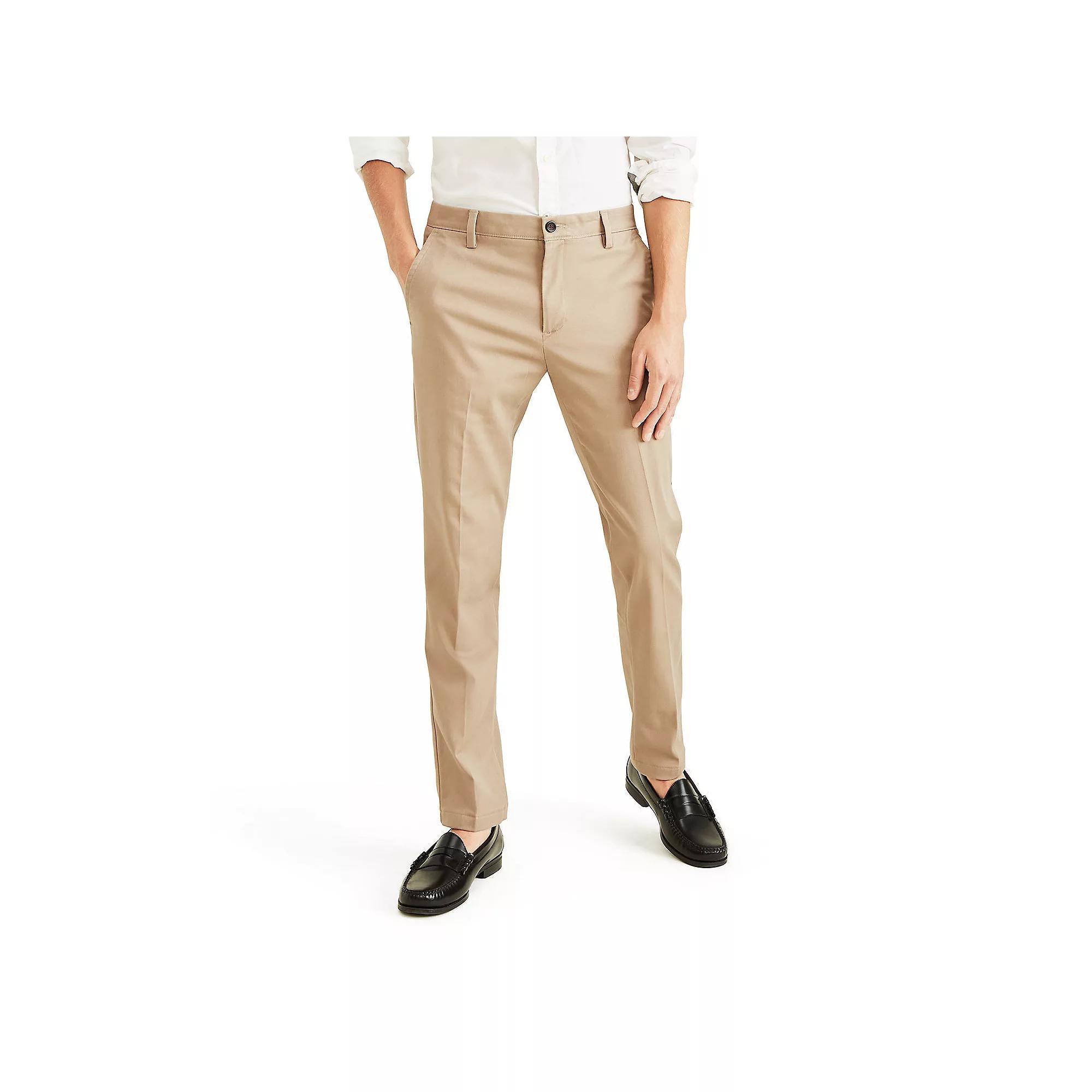Men's Dockers® Easy Khaki Slim Stretch Flat-Front Pants, Size: 30 X 32, Cloud Product Image