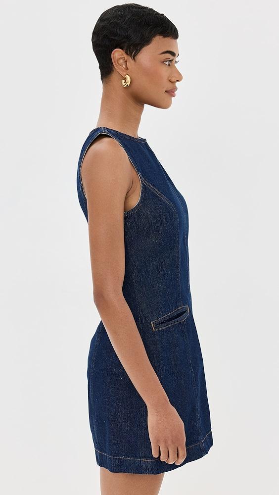 Reformation Citron Denim Mini Dress | Shopbop Product Image
