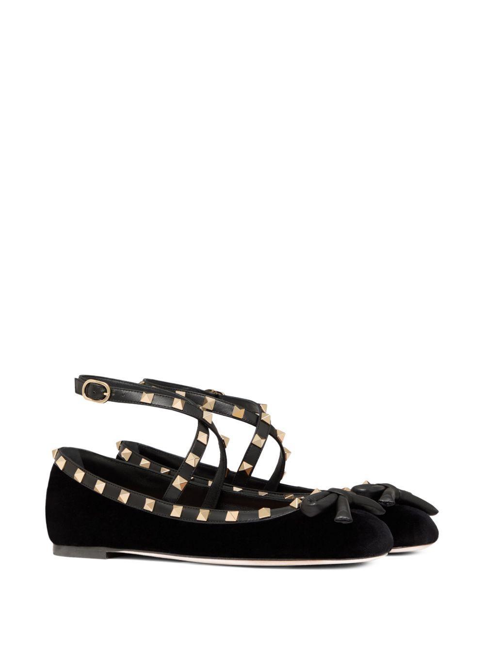 Rockstud strappy ballets Product Image