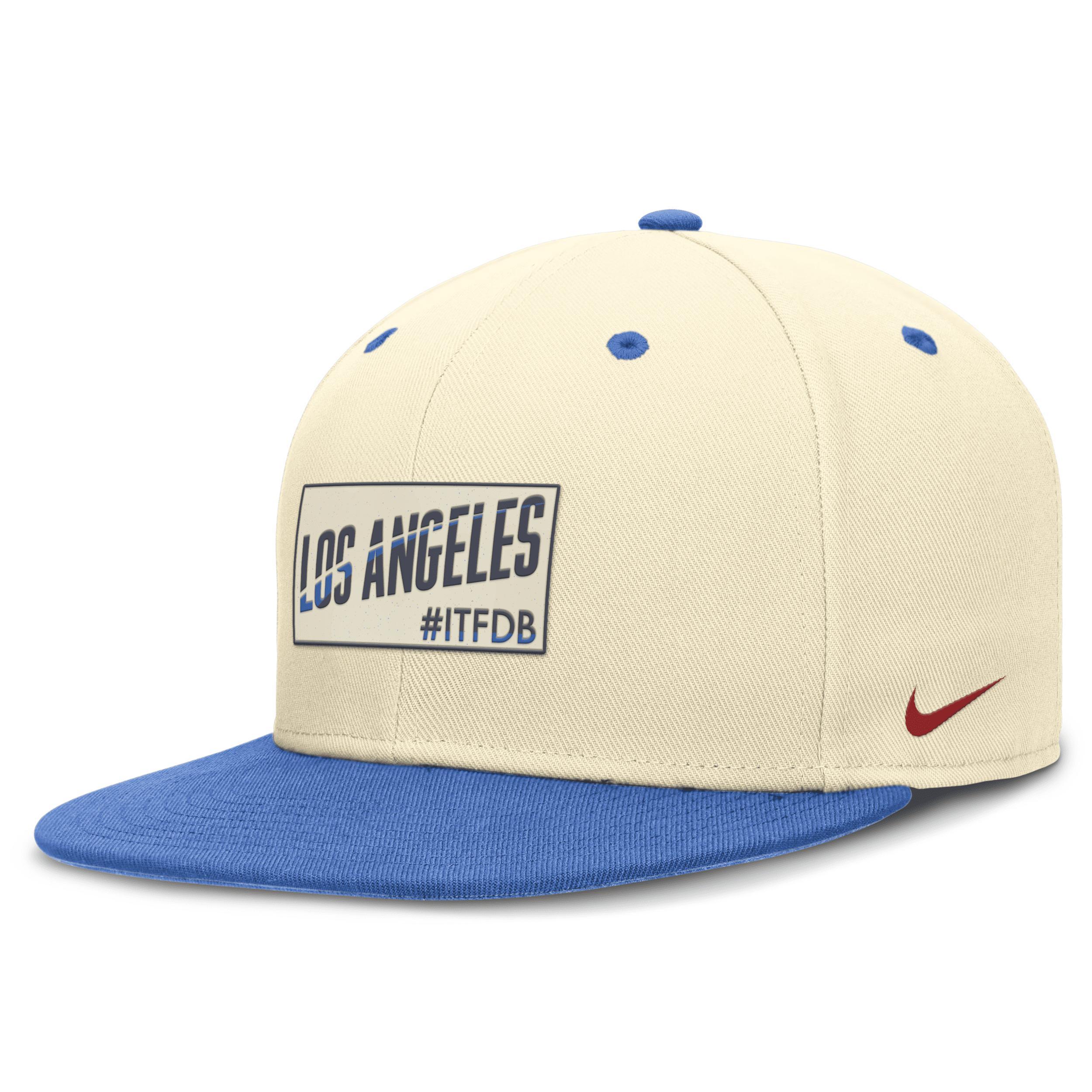 Los Angeles Dodgers City Connect True Nike Men's Dri-FIT MLB Fitted Hat Product Image