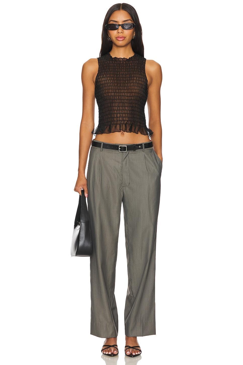 Ruched Silk Tank Apres Studio Product Image