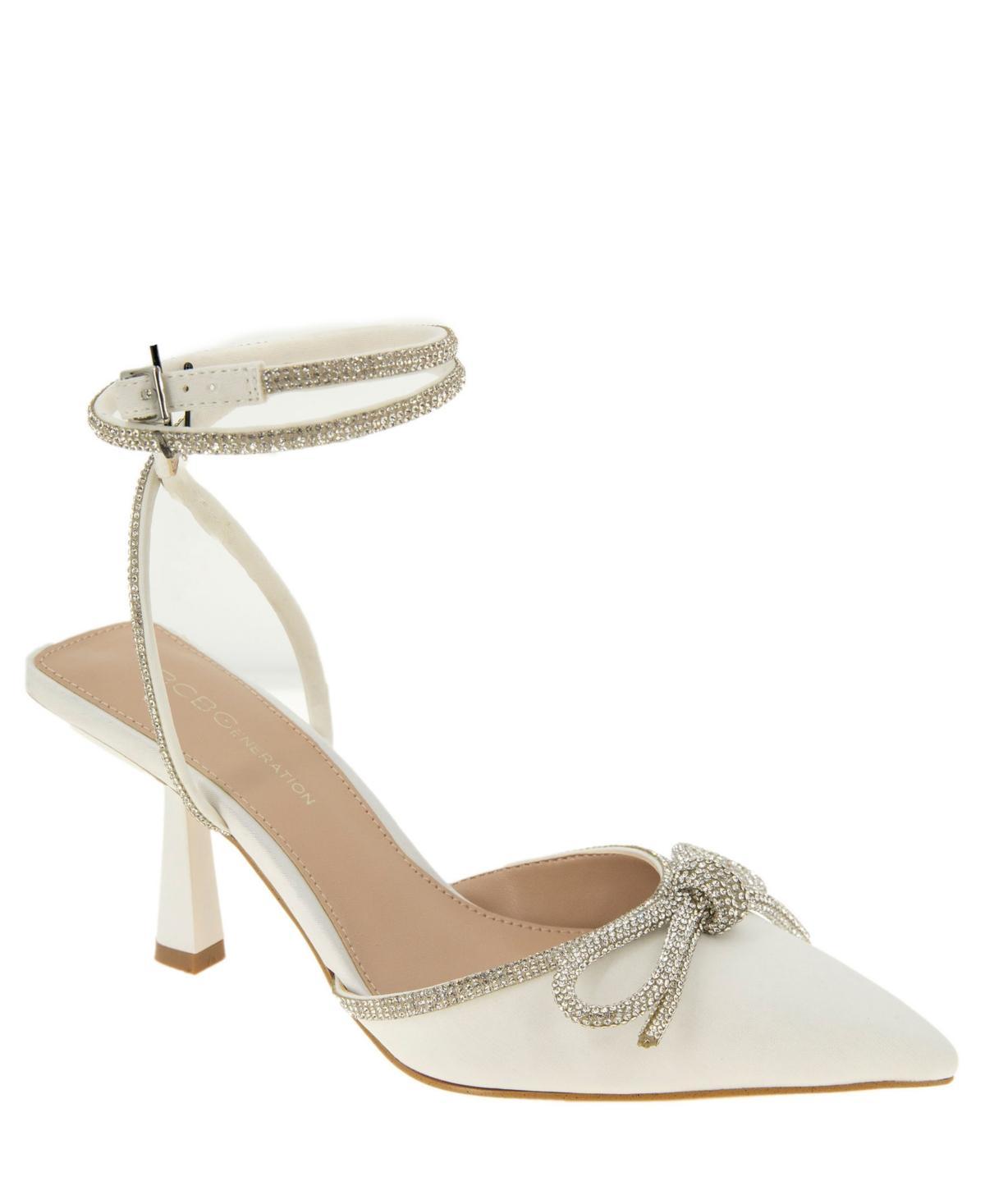 BCBGeneration Ildy Women's Rhinestone Dress Sandals, Size: 6.5, Silver Product Image
