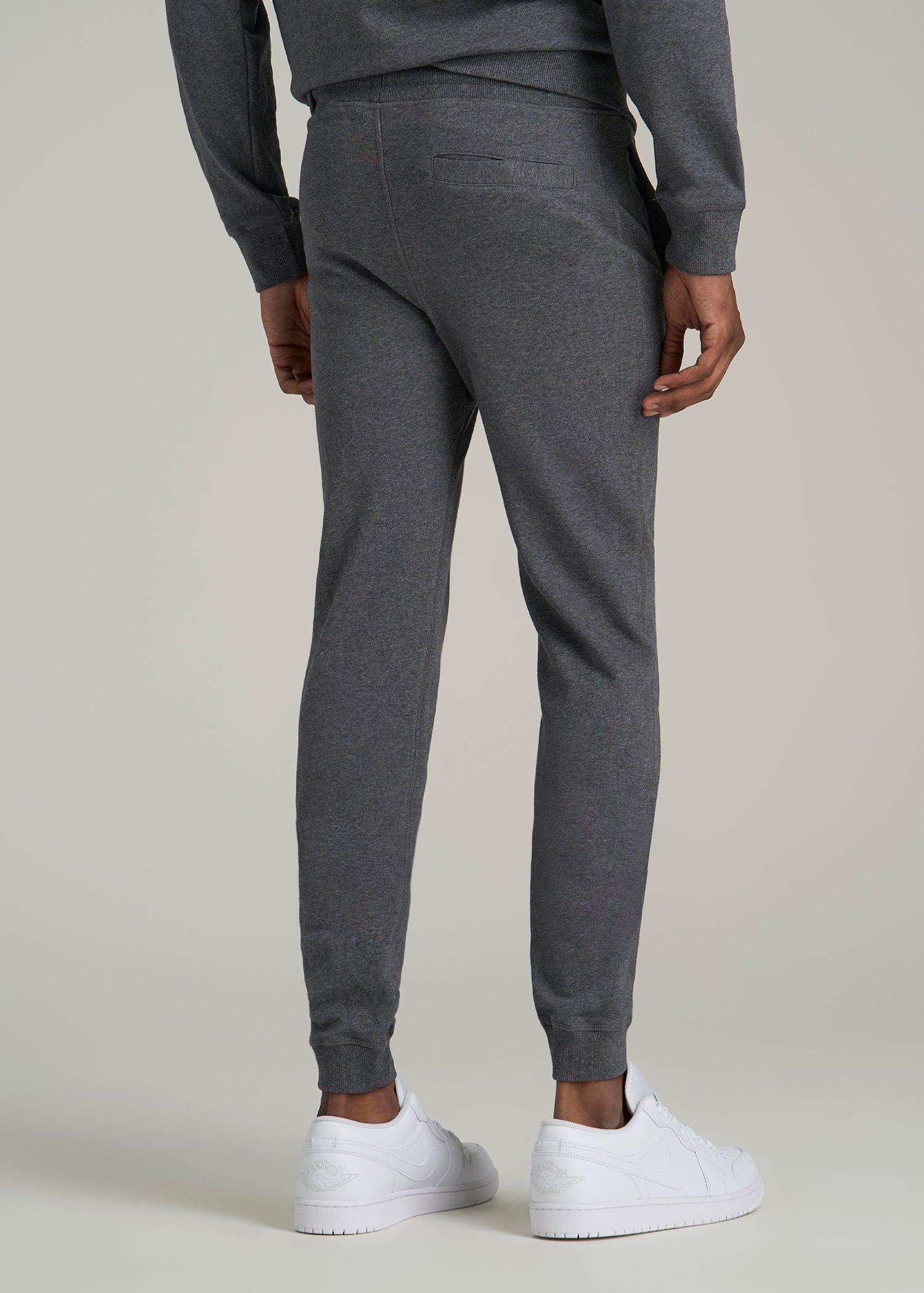 Wearever 2.0 French Terry Joggers for Tall Men in Charcoal Mix Product Image
