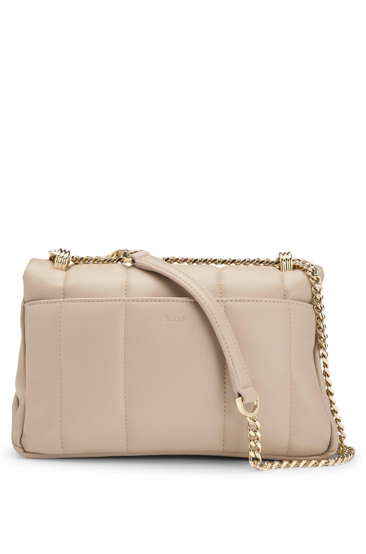 Quilted shoulder bag with Double B monogram hardware Product Image
