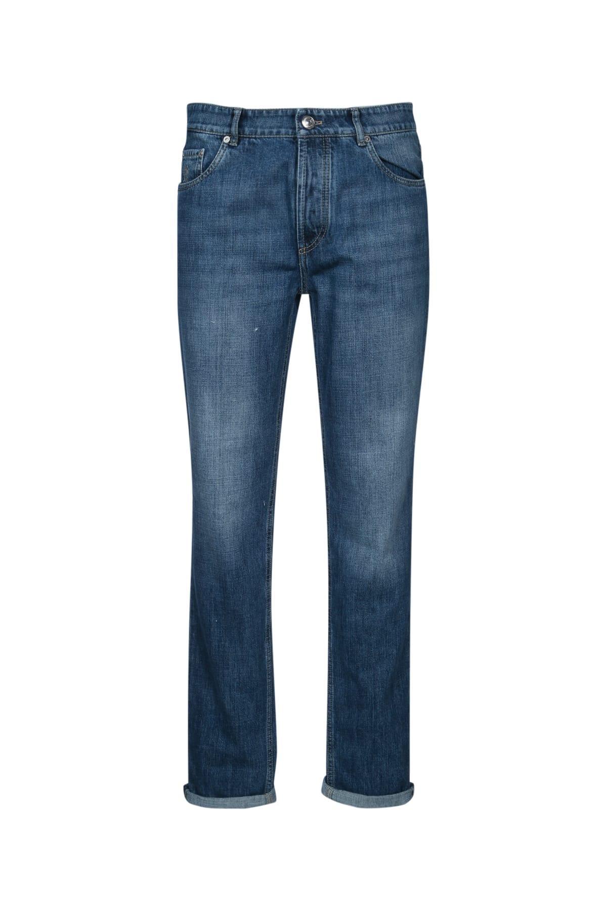 BRUNELLO CUCINELLI Pantalone Denim In C1471 Product Image