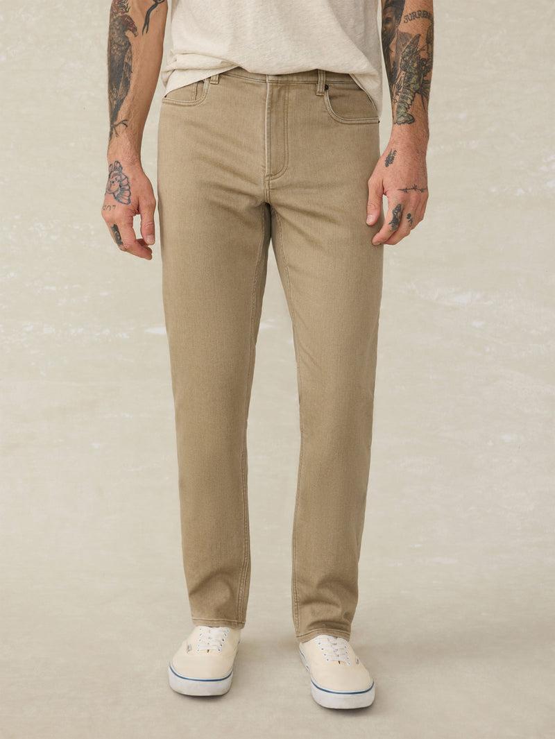 Stretch Terry 5-Pocket Pant - Desert Khaki Product Image