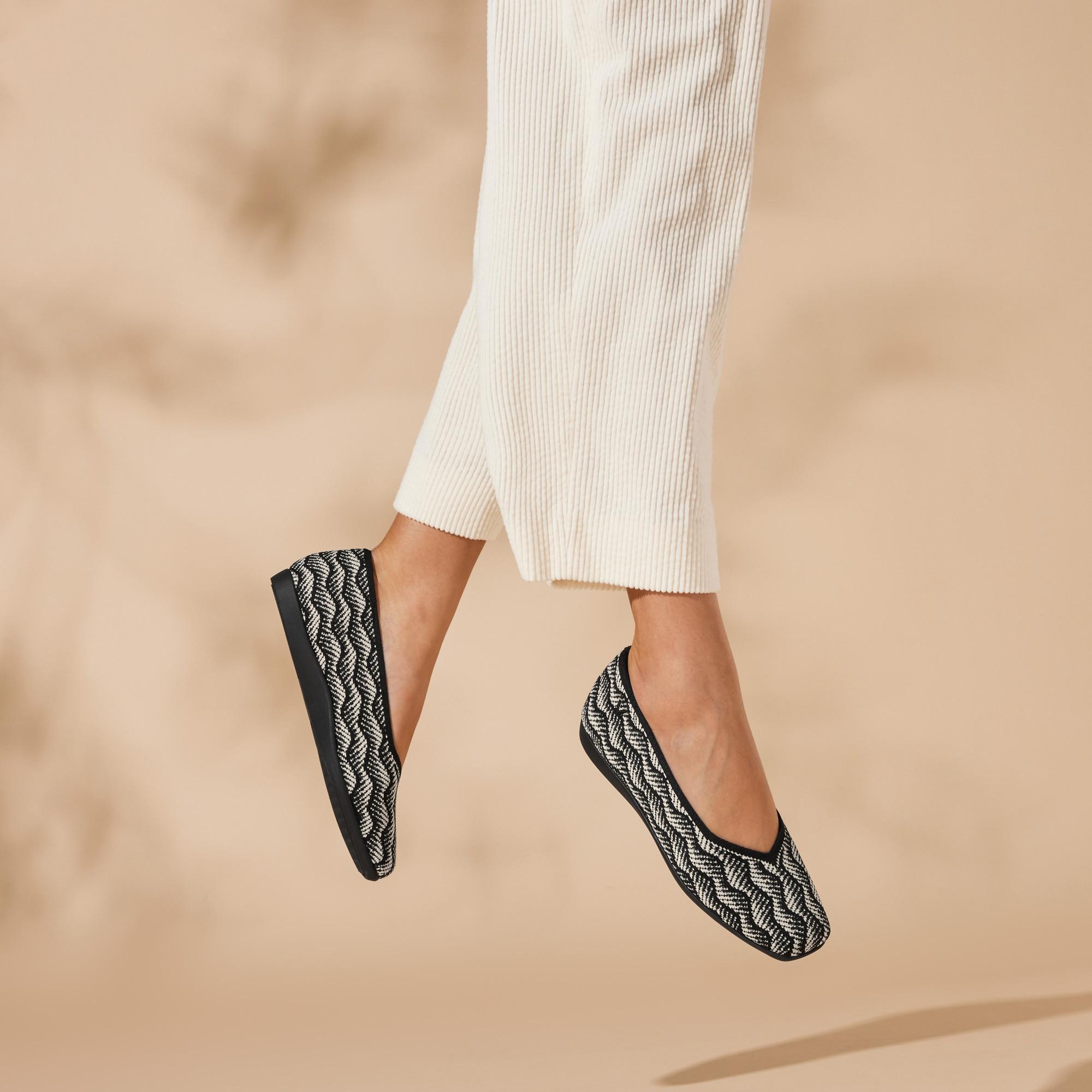 Lightweight Square-Toe V-Cut Flats (Margot Walker) Product Image