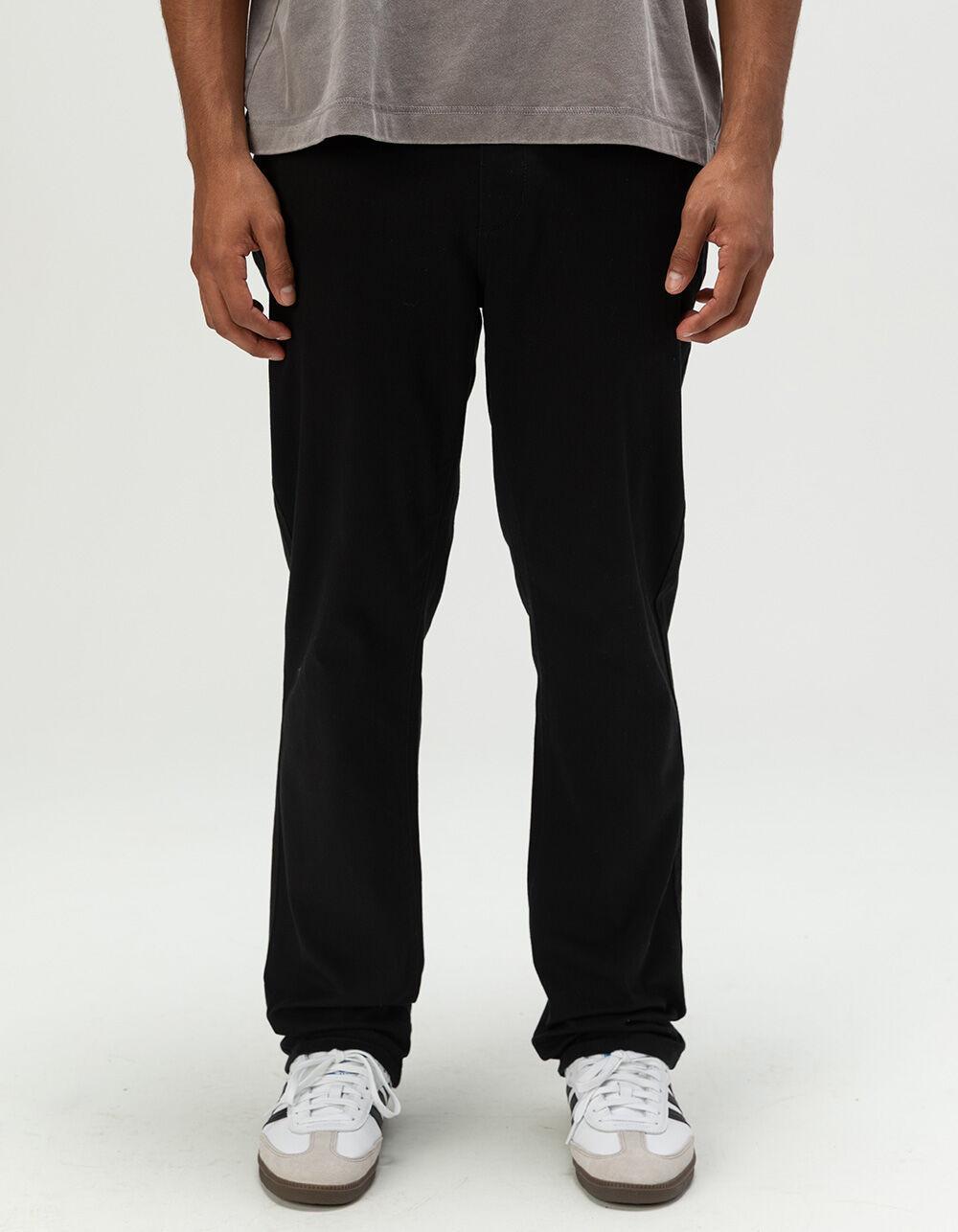 RSQ Mens Slim Straight Chino Pants - BLACK Product Image