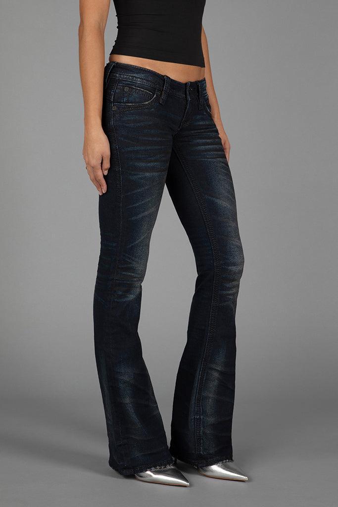 Gwen Super Low-Rise Bootcut Jeans Product Image