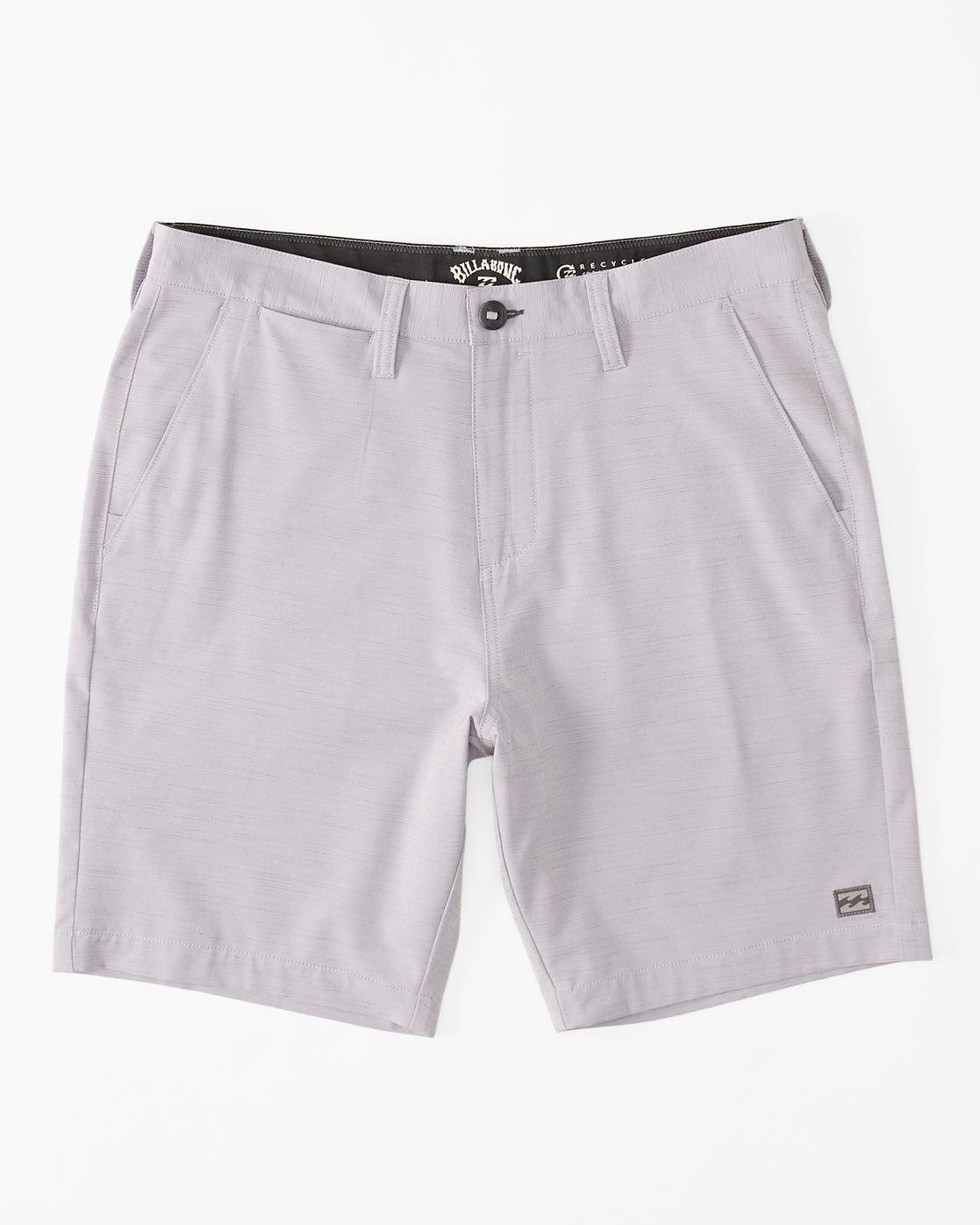 Crossfire Slub 19" Hybrid Submersible Shorts - Grey Violet Male Product Image