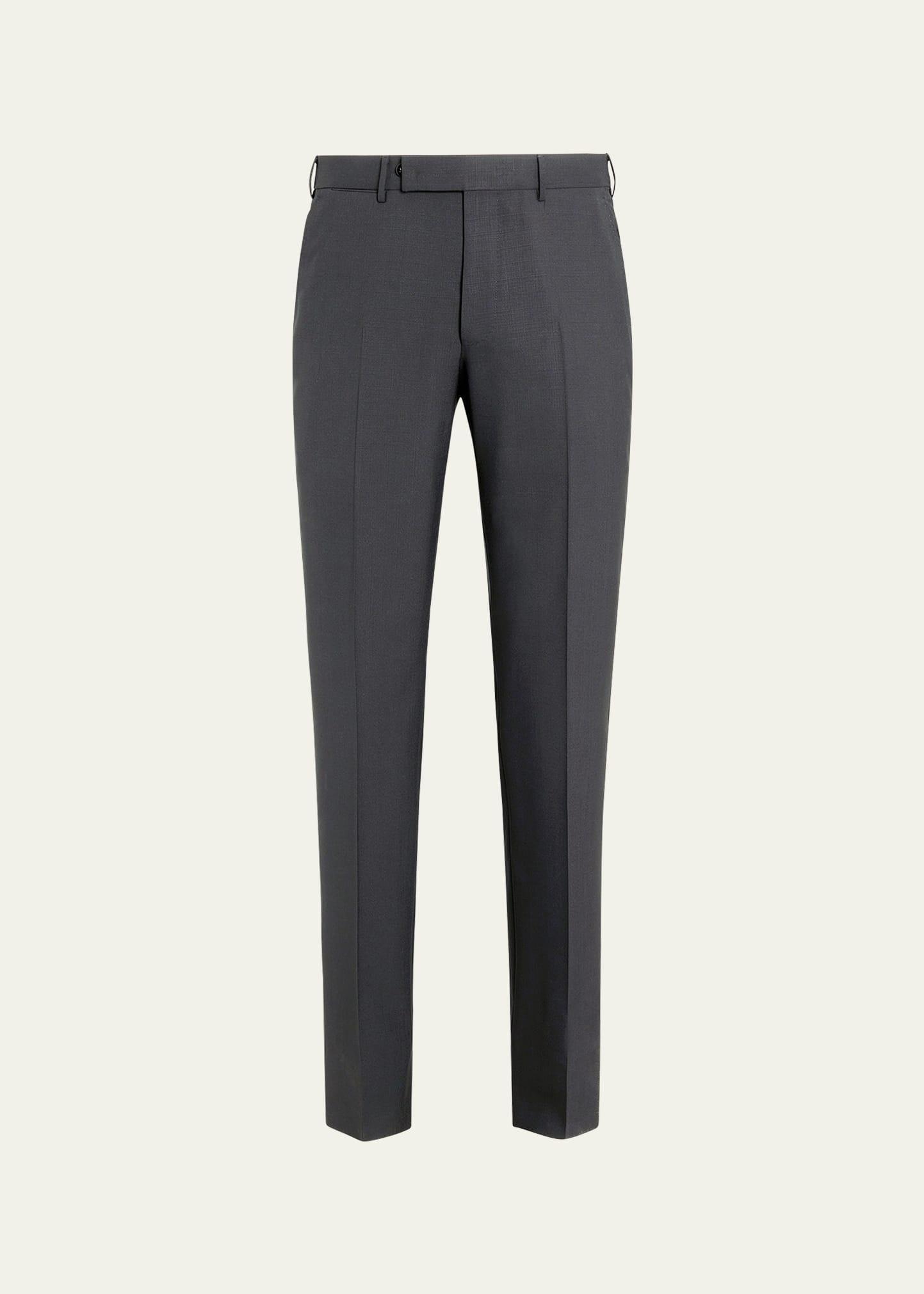 Mens High Performance Flat-Front Trousers Product Image