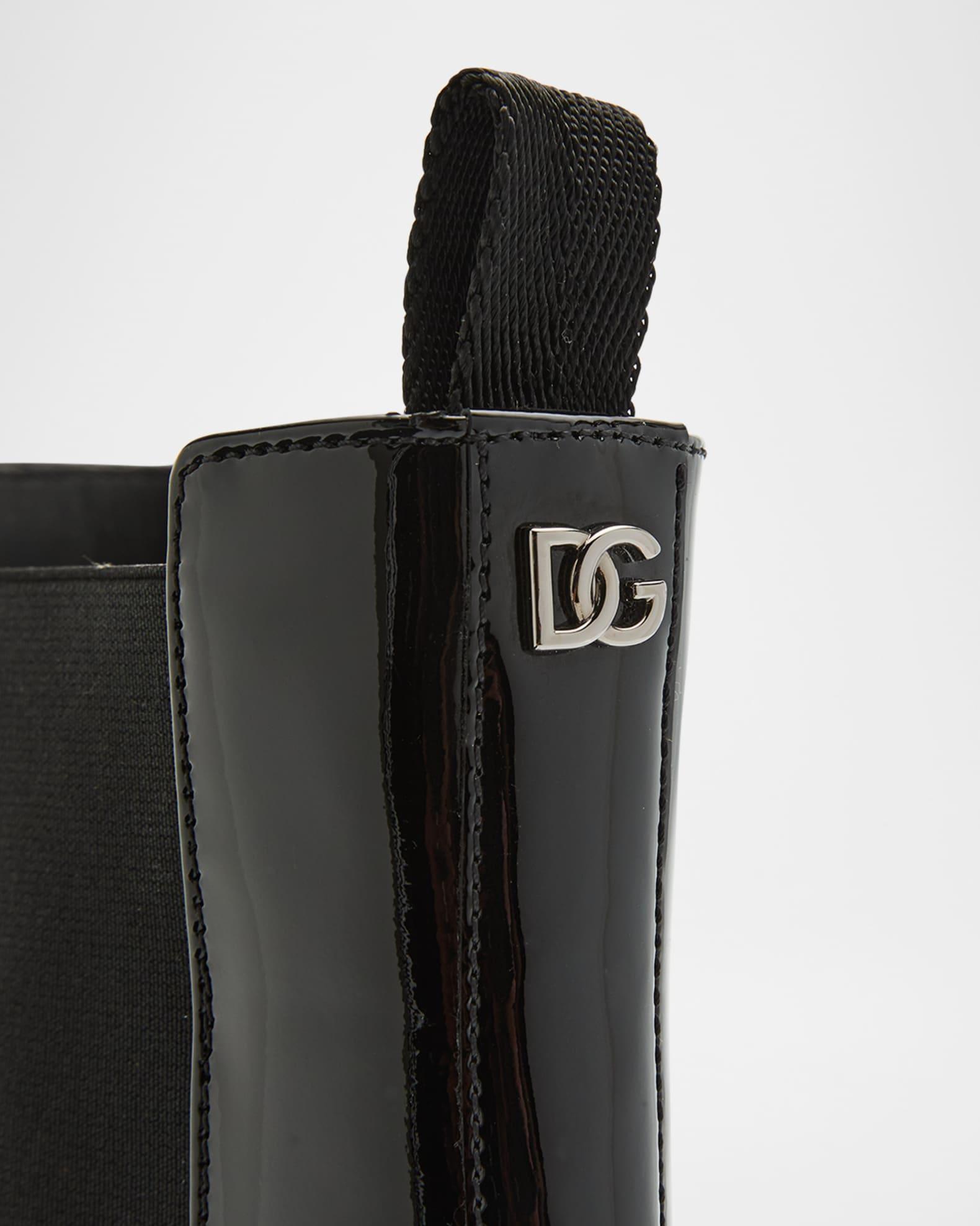 Men's Patent Leather Chelsea Boots Product Image
