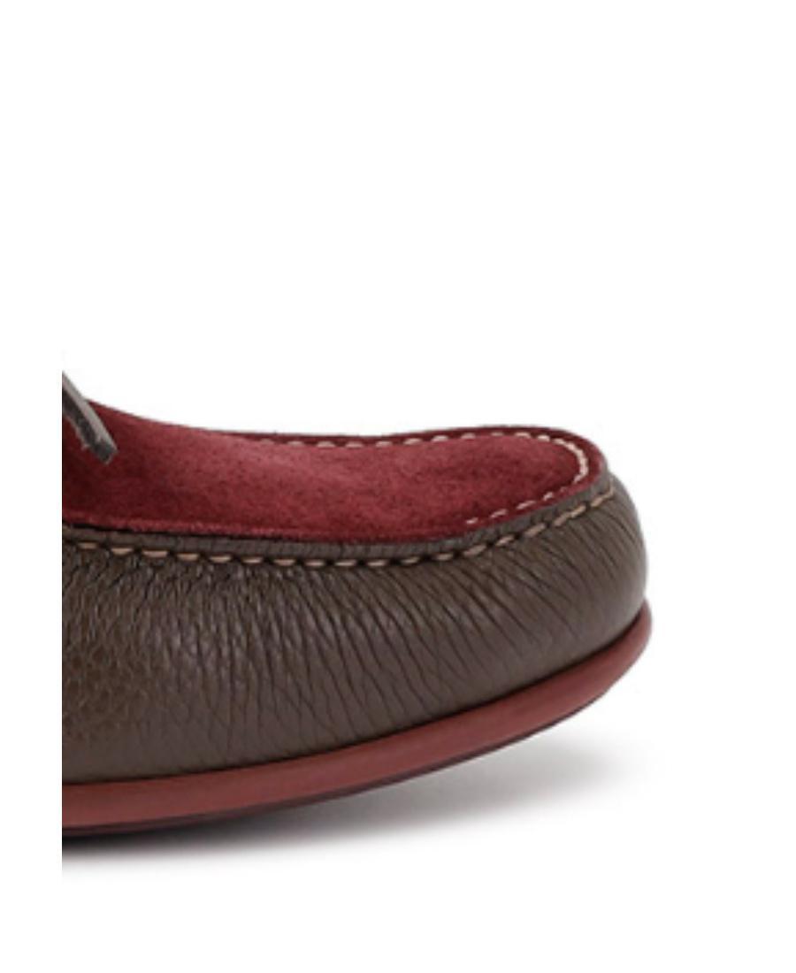FERRAGAMO Logo Business Casual Shoes In Brown Product Image