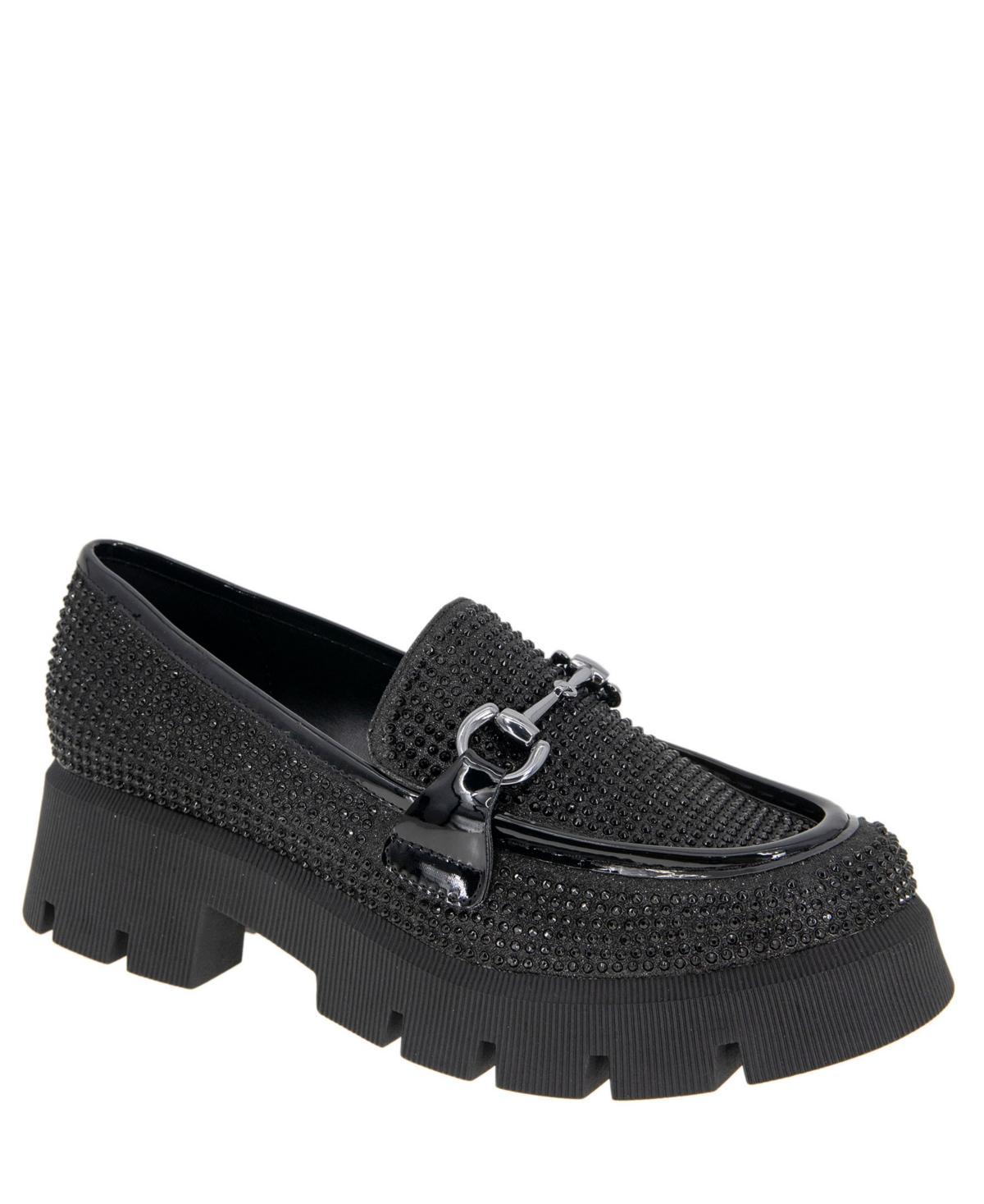 BCBGeneration Raylin Leather Platform Lug Sole Bit Buckle Loafers Product Image
