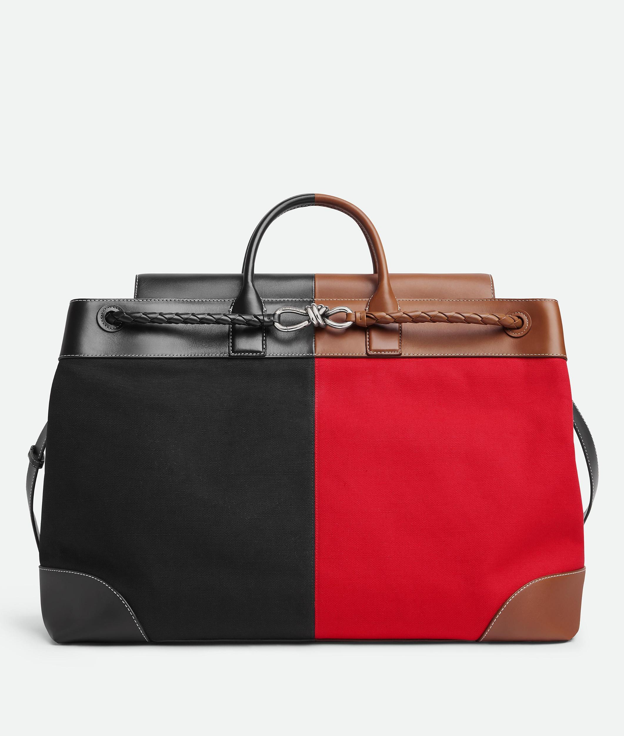 Men's Large Andiamo Voyager in Black/scarlet/light wood Product Image