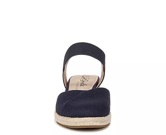 LifeStride Kimmie Women's Espadrille Wedges, Size: 10 Wide, Lux Blue Product Image