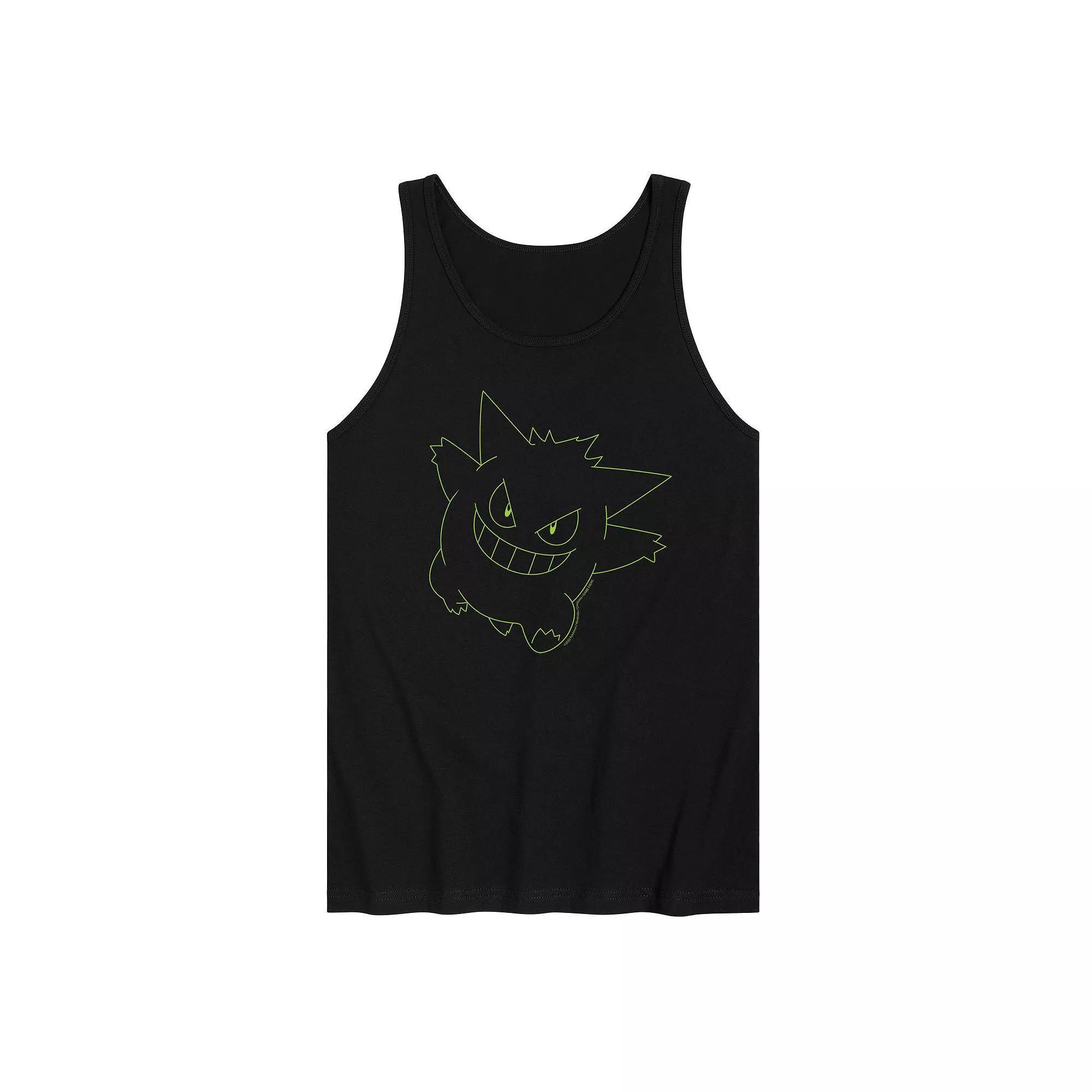 Mens Pokemon Gengar Face Tank Top Product Image