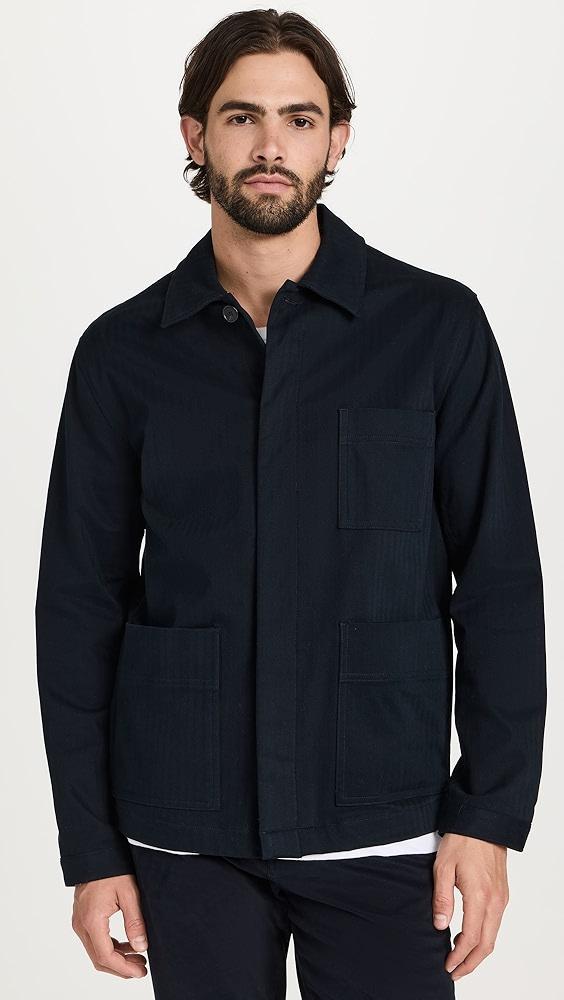 Vince Herringbone Chore Jacket | Shopbop Product Image