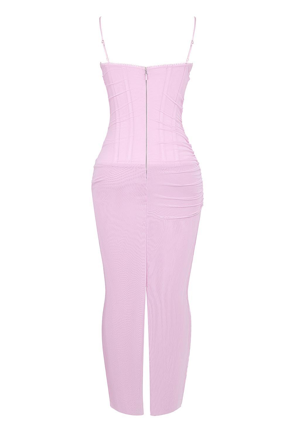 Nalini  cotton candy corset maxi dress Product Image