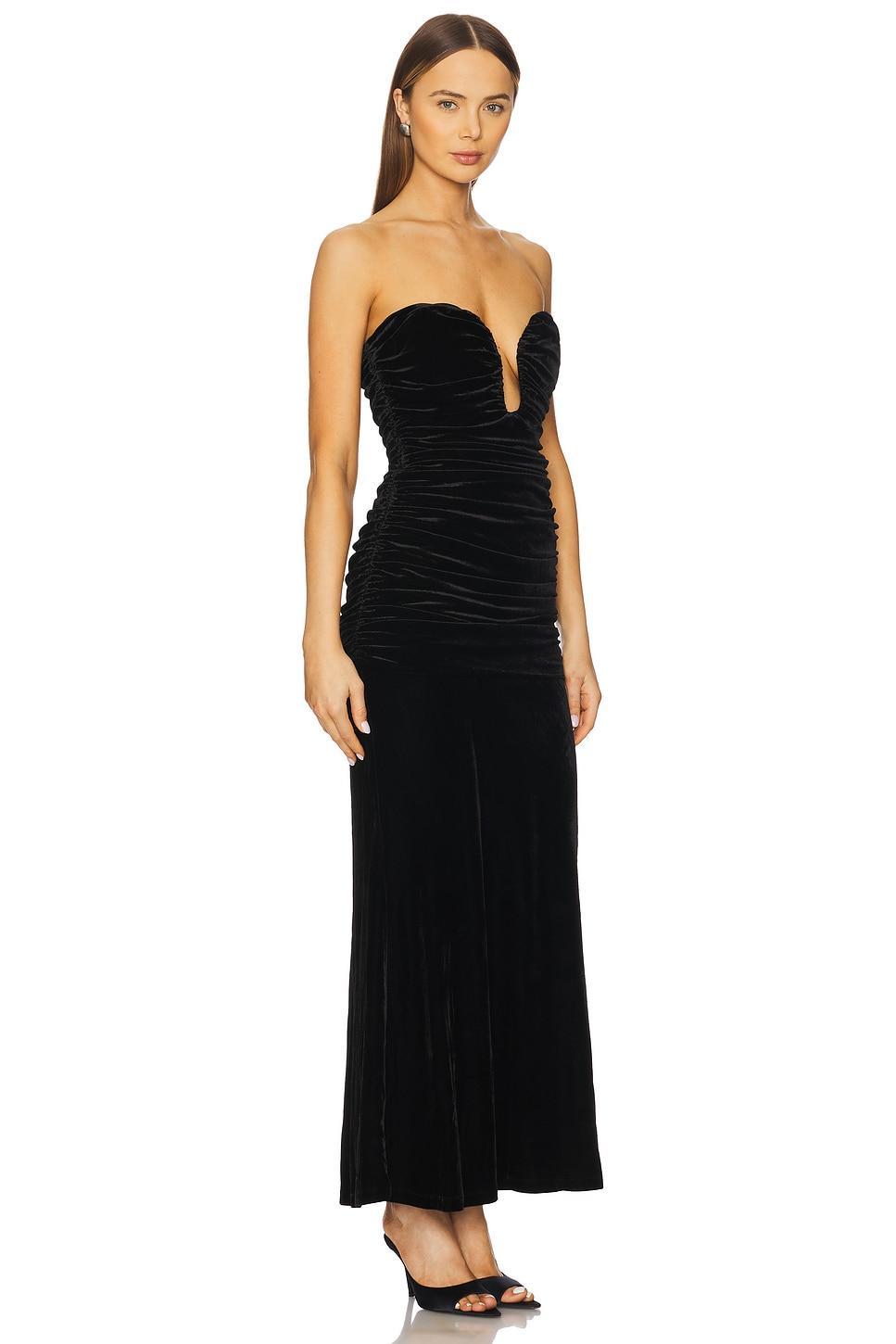 Elvira Velvet Maxi Dress Product Image