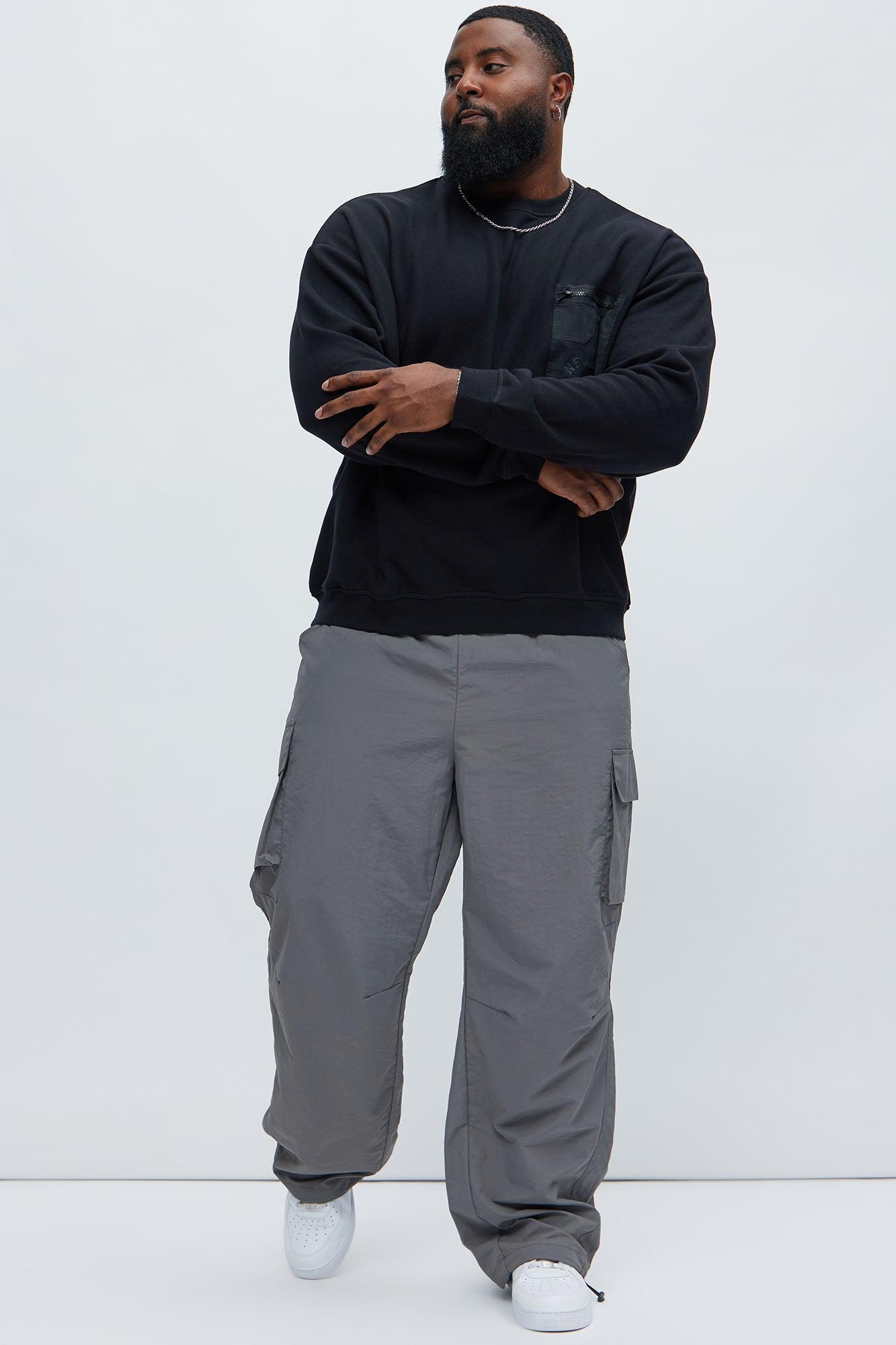 NYC Pocket Crewneck Sweatshirt - Black Product Image