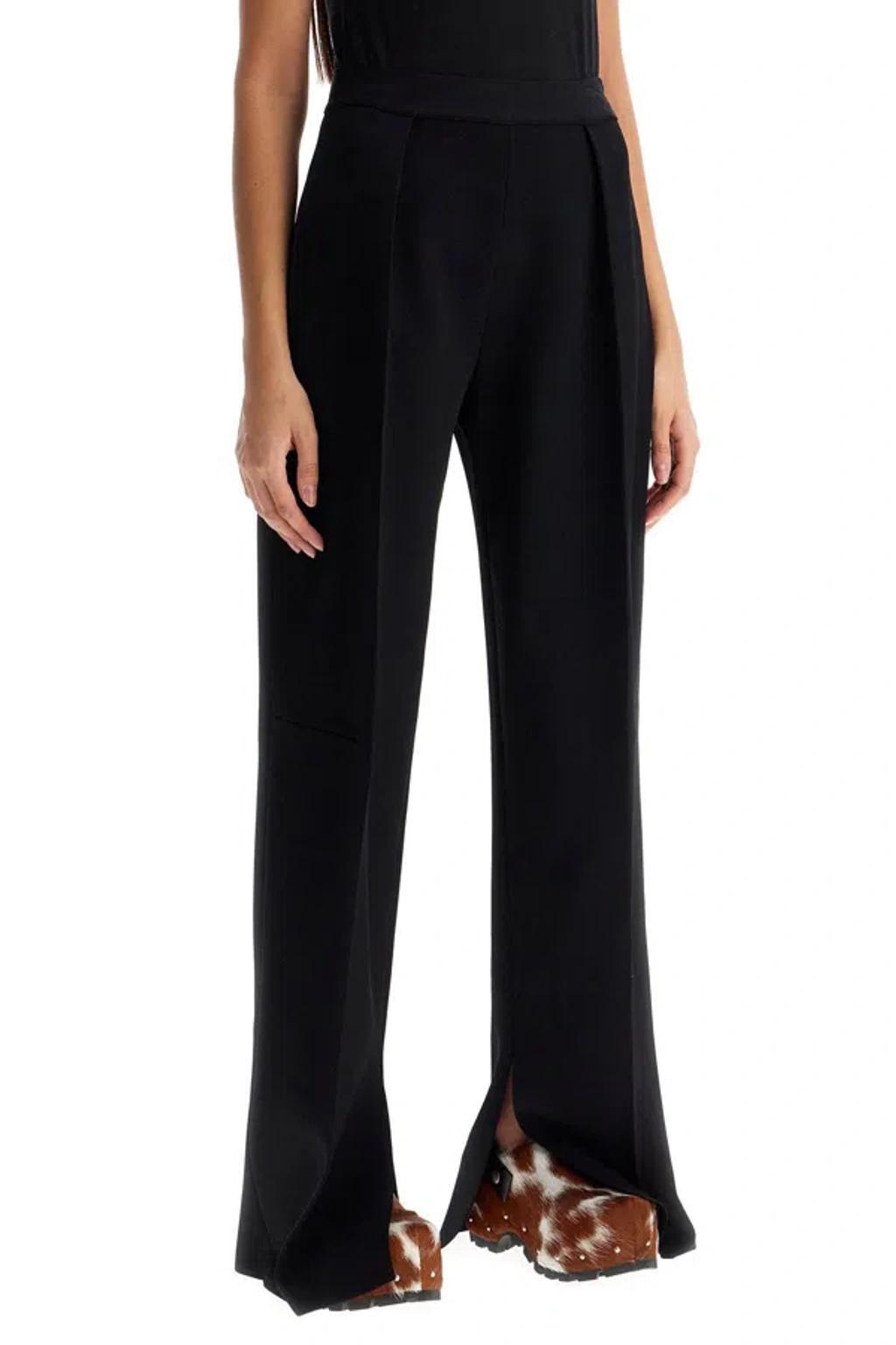 JIL SANDER Knitted Viscose Pants For In Black Product Image