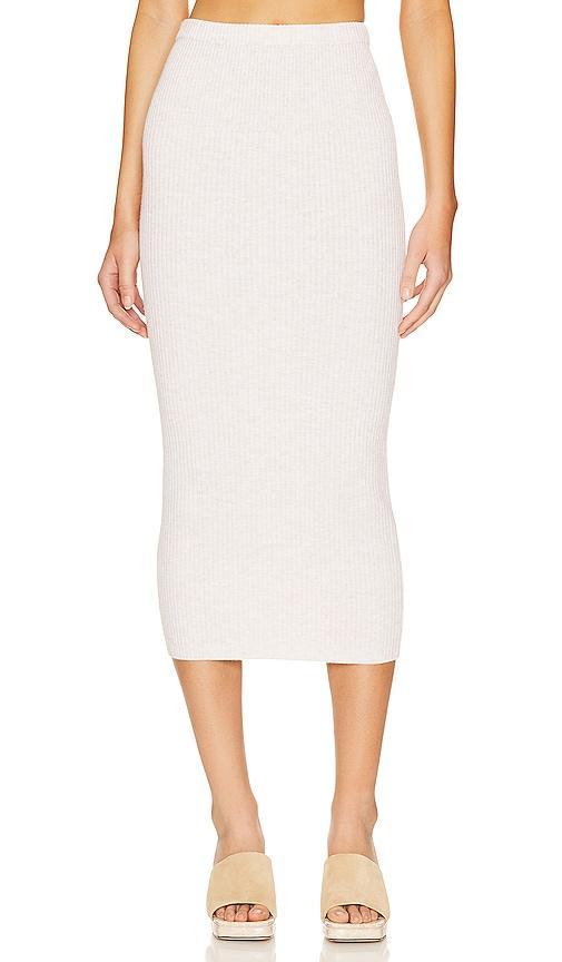x REVOLVE Valda Rib Knit Midi Skirt House of Harlow 1960 Product Image