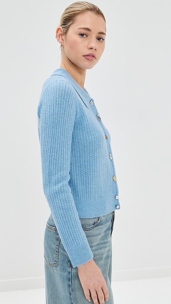 Marc Jacobs Cable Knit Charm Cardigan | Shopbop Product Image