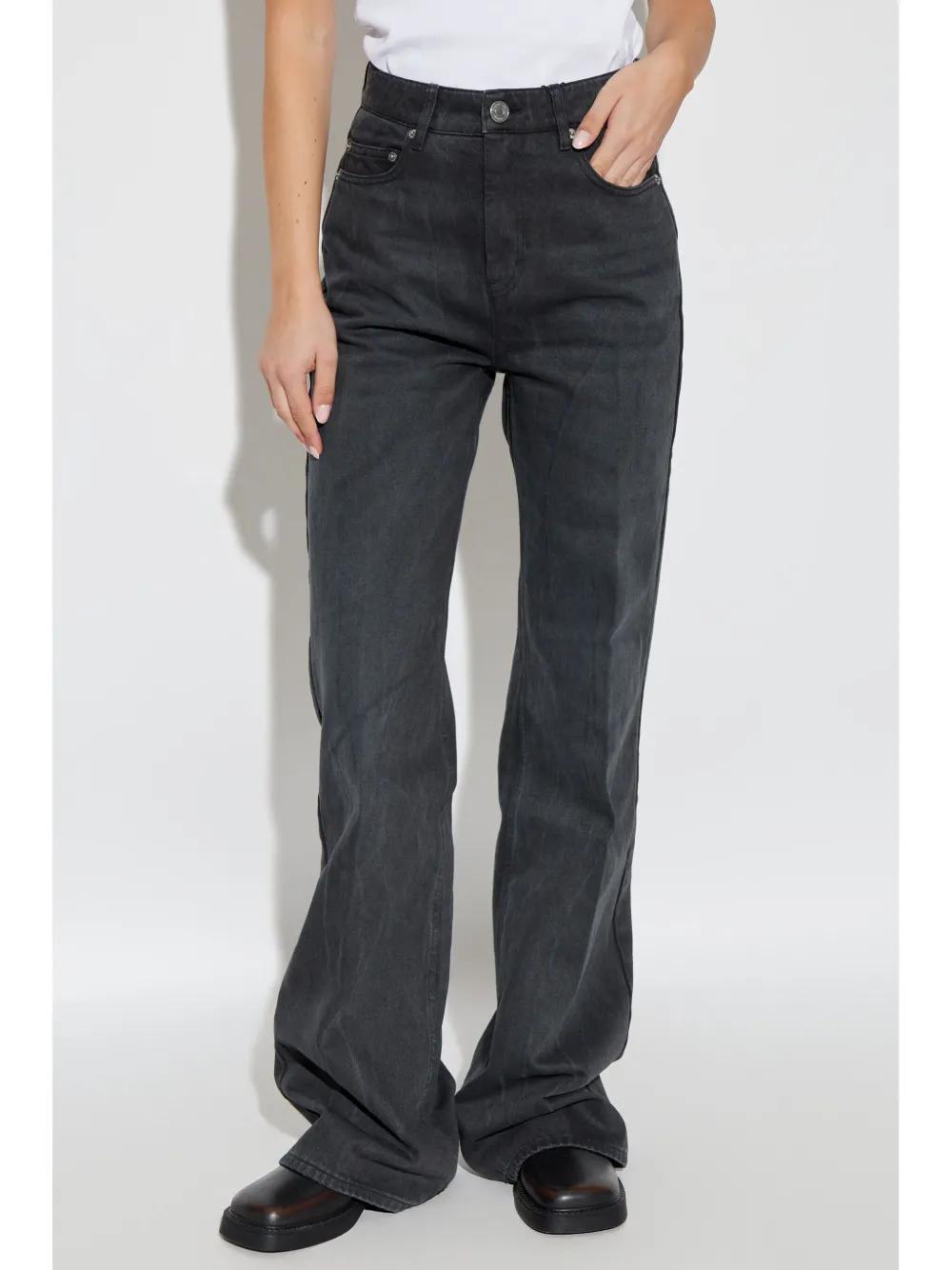 cotton wide-leg jeans  Product Image