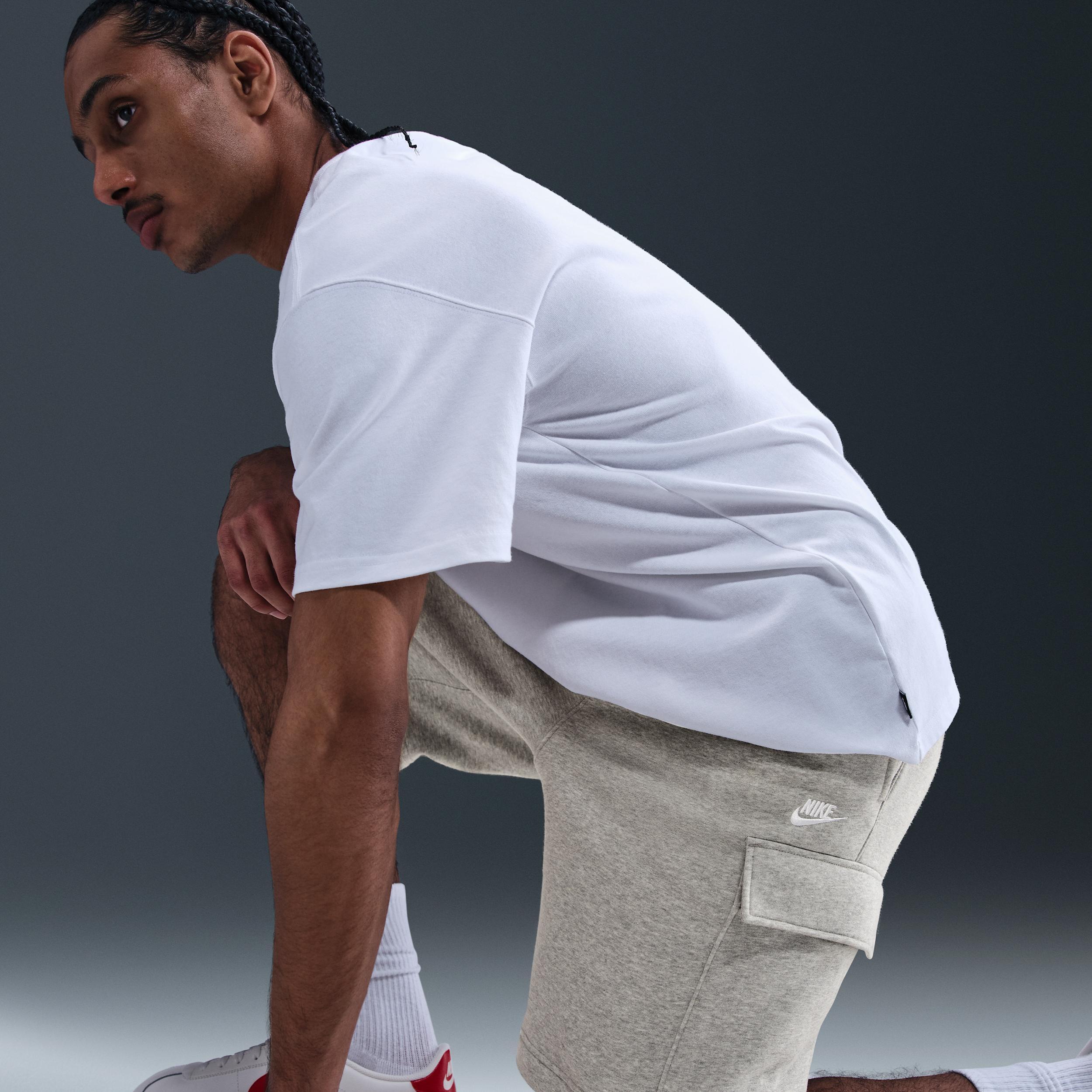 Mens Nike Club Cargo Shorts Dark Grey Grey Product Image