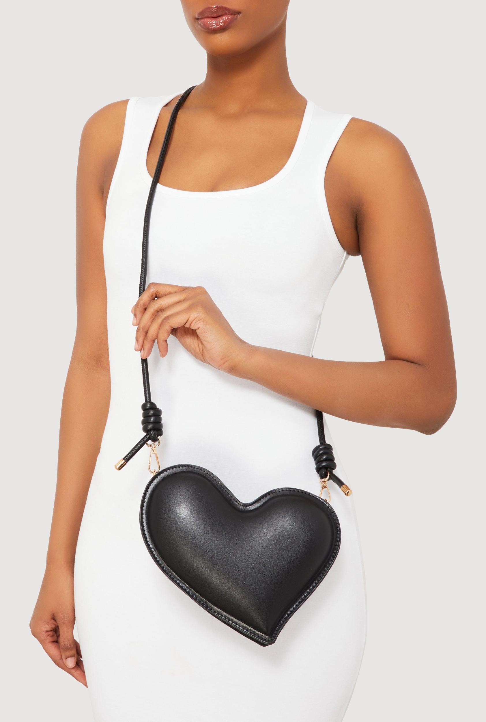 3D Heart Crossbody Handbag Female Product Image