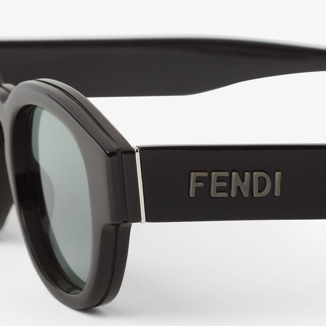 SignatureBlack acetate sunglasses Product Image